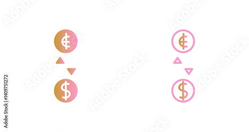 Currency Exchange Icon Design