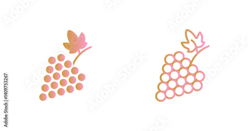 Grapes Icon Design