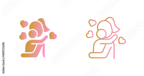 Hug Icon Design