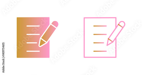 Personalized Note Icon Design