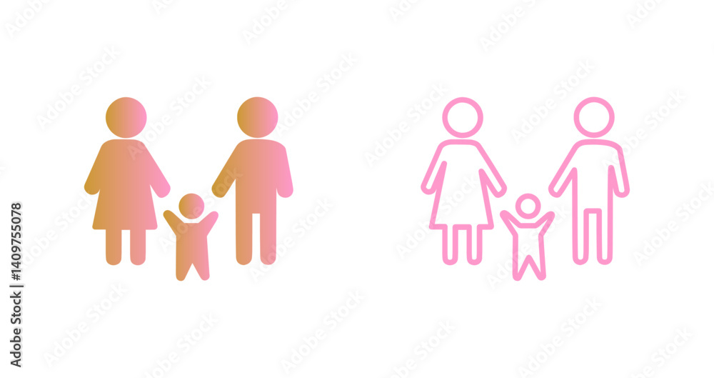 Family Photo Icon Design Family Photo Icon Design