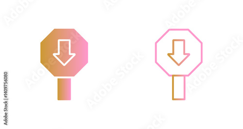 Down Arrow Icon Design