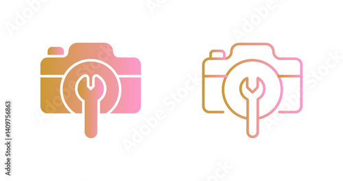 Camera Maintenance Icon Design