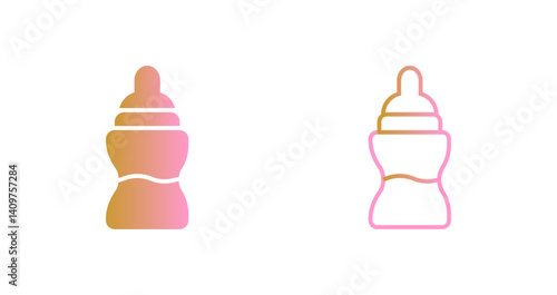 Bottle Feeding Icon Design