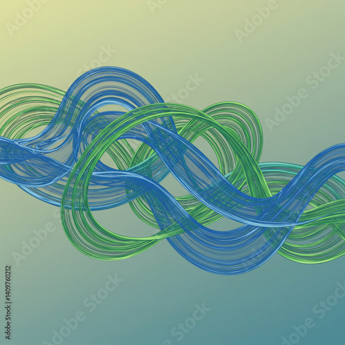 Abstract Smooth Wavy Lines ...