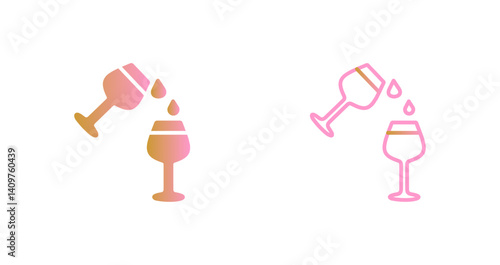 Wine Sip Icon Design