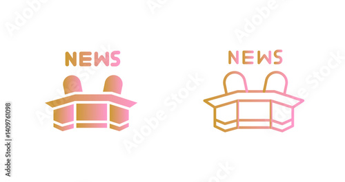 Newsroom Icon Design