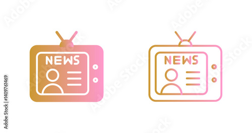 Newsreader Icon Design