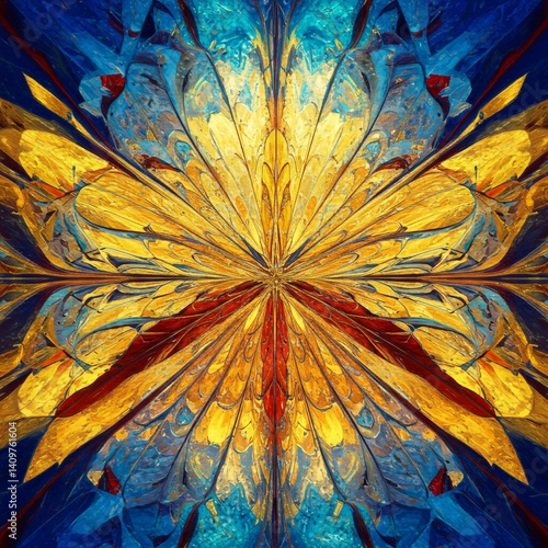 Abstract Stained Glass Mosa...