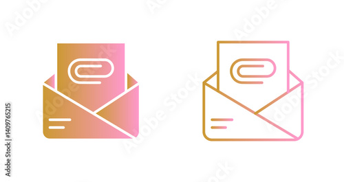 Attachment Clip Icon Design