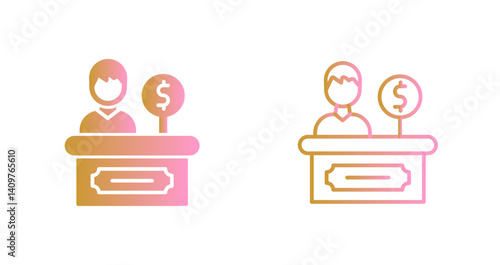 Cashier Icon Design
