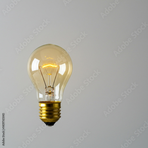Glowing Filament of Vintage...