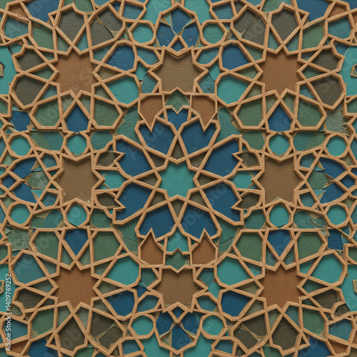 Ornate Islamic Geometric Pa...