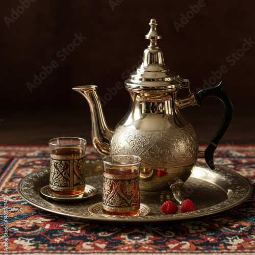 Authentic Moroccan Tea Set ...