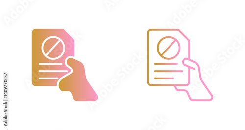 Resignation Icon Design