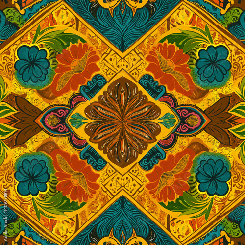 Vibrant Abstract Pattern Fu...