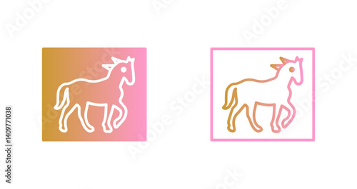 Pin the Tail Game Icon Design