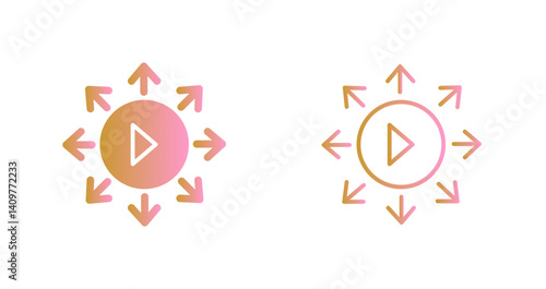 Viral Content Icon Design