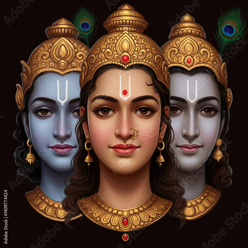Illustration of Three Divin...