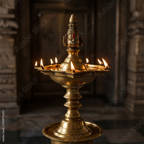 Ornate Traditional Brass Oi...