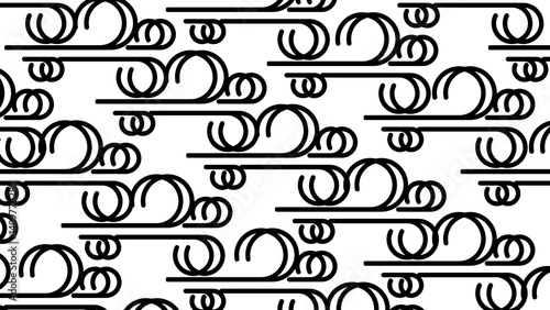 background illusion design in black color