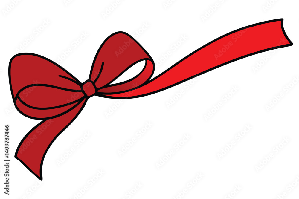 Elegant Gift Certificate with Red Bow Multipurpose Voucher Design. Elegant Gift Certificate with Red Bow Multipurpose Voucher Design.