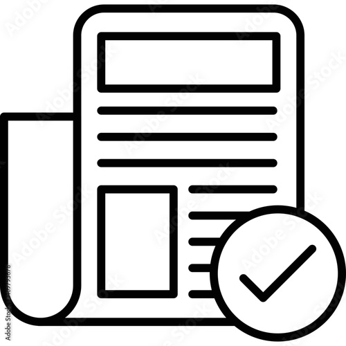 News Icon Vector Element