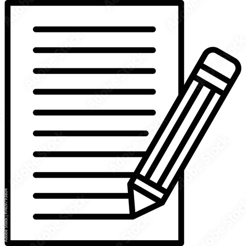 Write Icon Vector Element