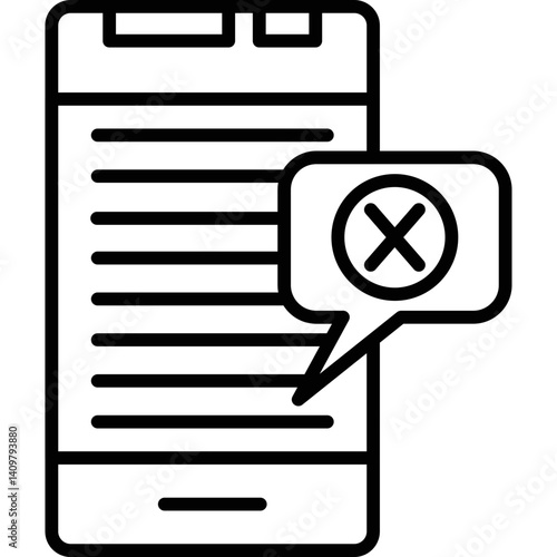 Fake News Icon Vector Element