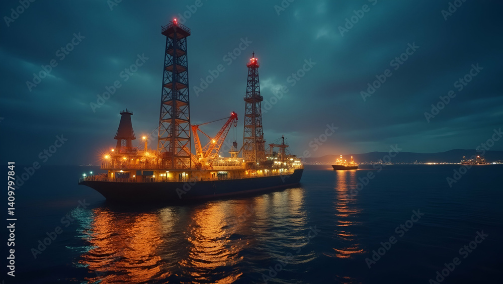 Fototapeta premium Comprehensive Evaluation of Crude Oil Trading Strategies: Leveraging Technical Analysis, Market Indicators, and Risk Management for Optimal Performance in Photo Stock Concept