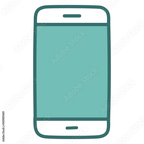 smart phone with blank screen