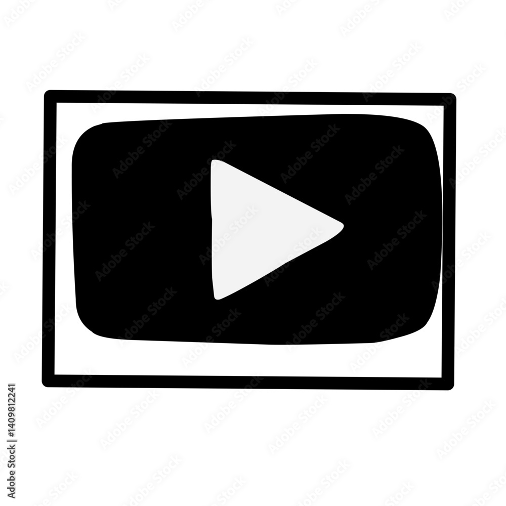 Play button icon vector se Play button icon vector se