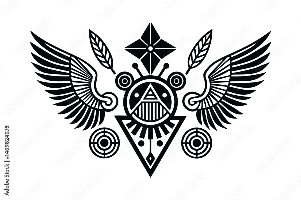 Fototapeta premium Minimalist Greek Signs – Tattoo & Design Pack