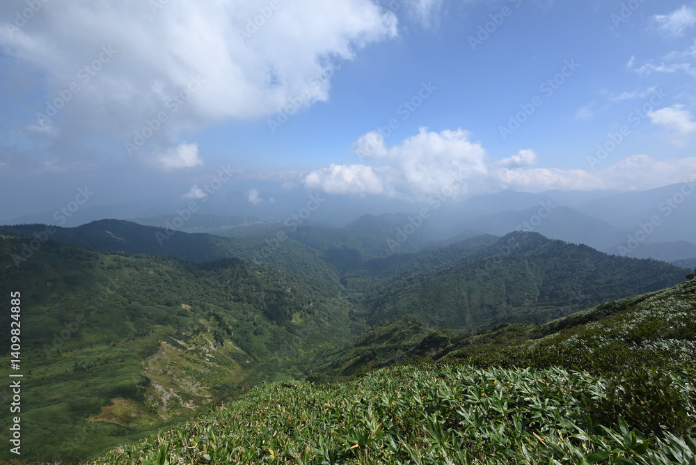 Climbing Mount Naeba, Niigata, Japan