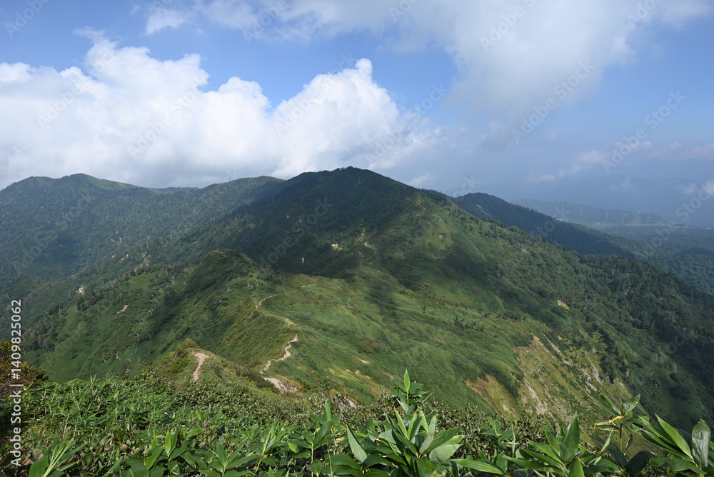 Climbing Mount Naeba, Niigata, Japan