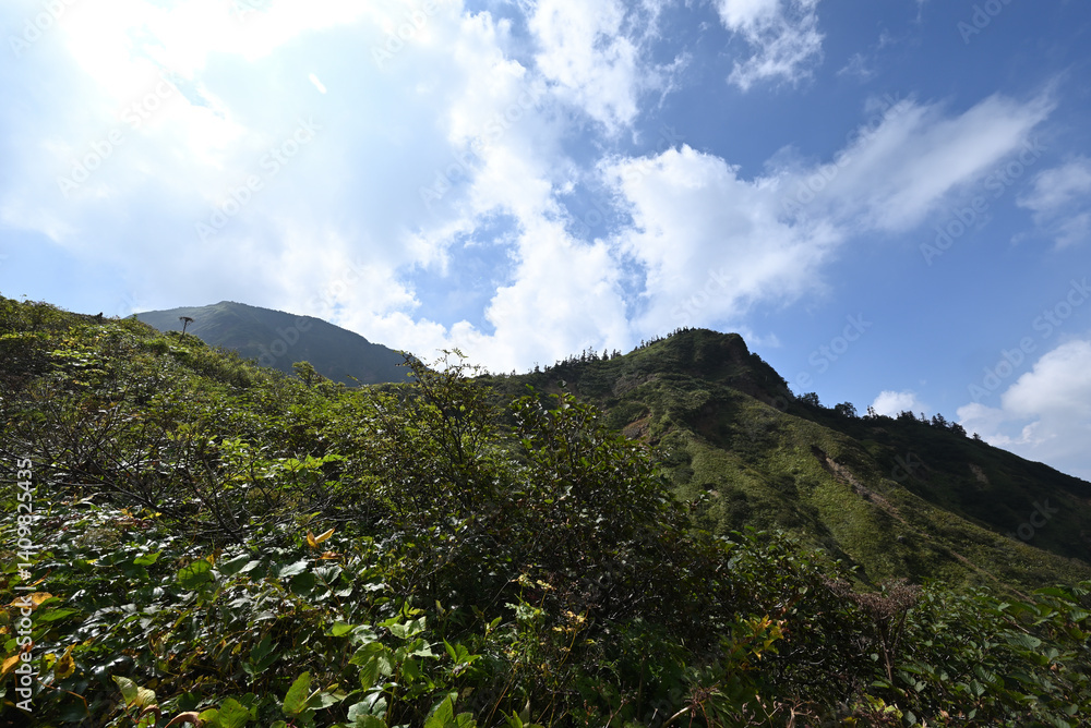 Climbing Mount Naeba, Niigata, Japan