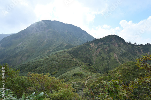 Climbing  Mount Naeba, Niigata, Japan