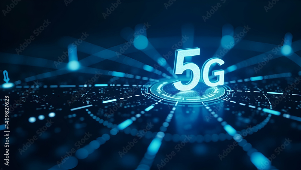 Advanced 5G IoT Concept: Smart Device Integration, Real-Time Data Analytics & Automated Network Solutions for Future Intelligent Systems - Photo Stock Concept with Empty Left Space Advanced 5G IoT Concept: Smart Device Integration, Real-Time Data Analytics & Automated Network Solutions for Future Intelligent Systems - Photo Stock Concept with Empty Left Space