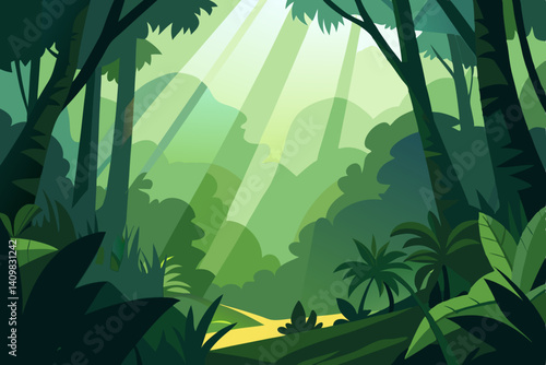 bamboo forest in the jungle