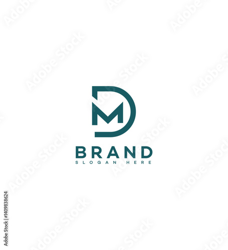 Modern Minimalist DM, MD Logo Design Brand Identity Template Free Download Modern Minimalist DM, MD Logo Design Brand Identity Template - GFXLoad