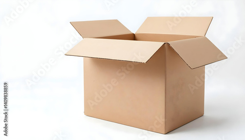 open cardboard box