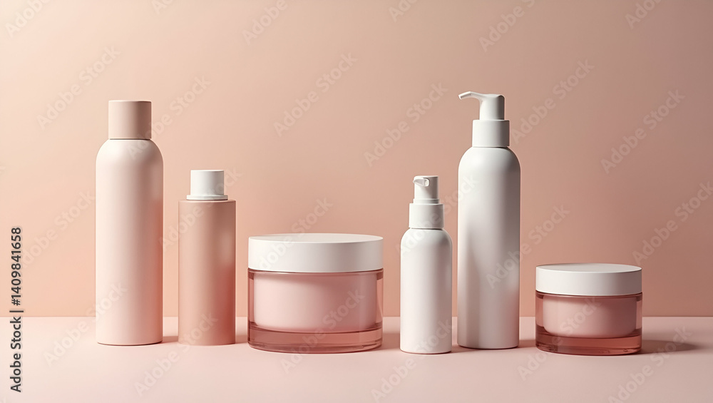 Innovative Beauty Packaging Design: Minimalist Strategies with High-Quality Materials for Digital Merchandising Success and Brand Differentiation in Photo Stock Innovative Beauty Packaging Design: Minimalist Strategies with High-Quality Materials for Digital Merchandising Success and Brand Differentiation in Photo Stock