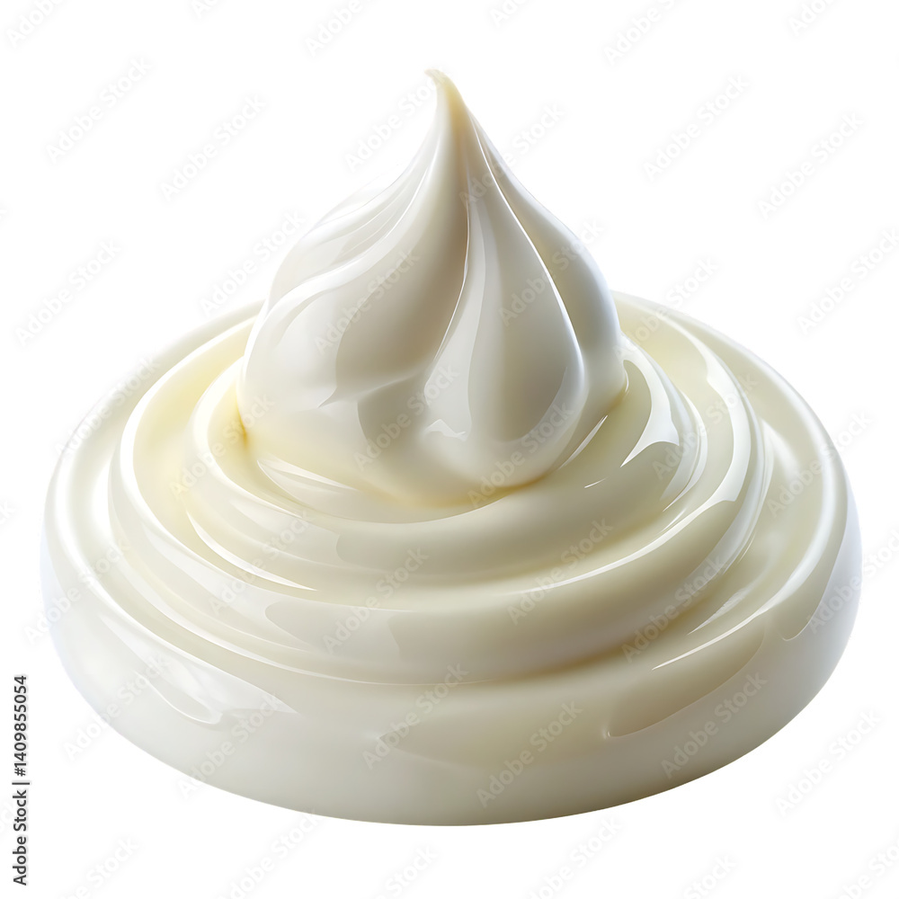 creamy dollop of white cream or moisturizer isolated on white background PNG,AI GENERATED creamy dollop of white cream or moisturizer isolated on white background PNG,AI GENERATED