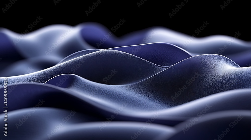 Obraz premium Abstract Blue Waves Texture Background Design
