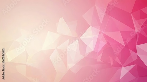 colorful gradient triangular abstract background, abstract polygonal pattern, concept of business background with pink geometric shape gradient low poly design