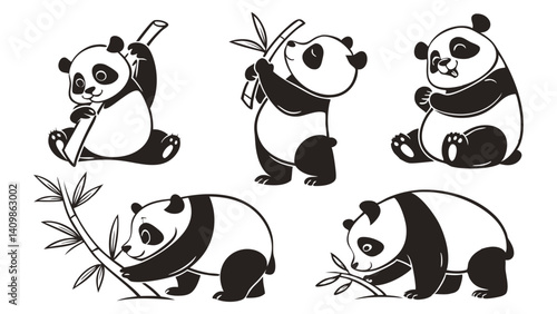 Funny Panda Art  Quirky Black and White Designs You’ll Love | Hilarious Black and White Panda Designs to Make You Smile