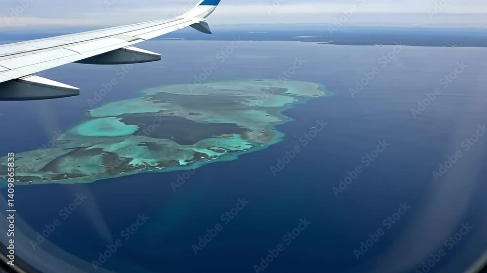view from airplane window view from airplane window