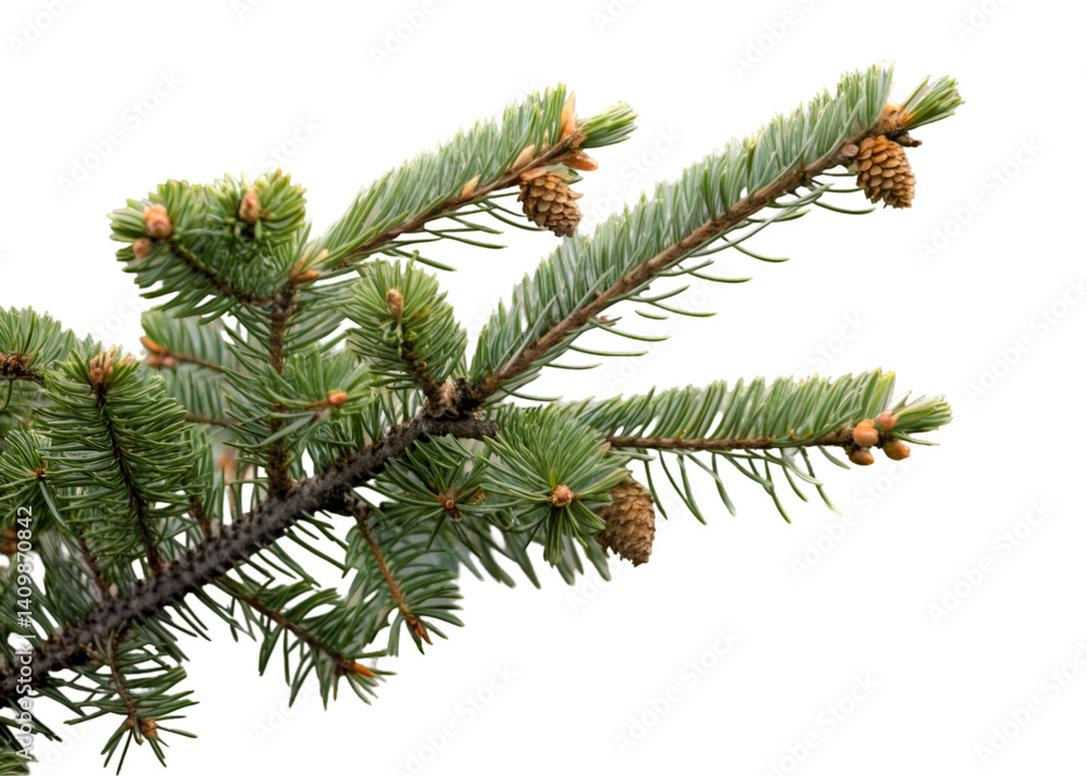 Coniferous branch spruce isolated transparent background
Coniferous branch spruce isolated transparent background