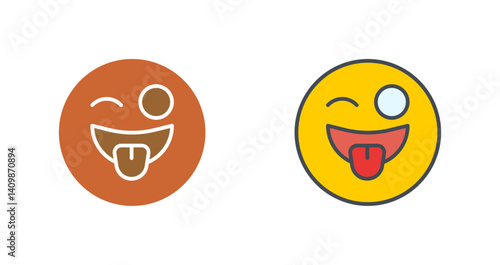 Zany Face Icon Design