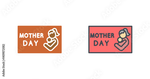 Mother's Day Banner Icon Design